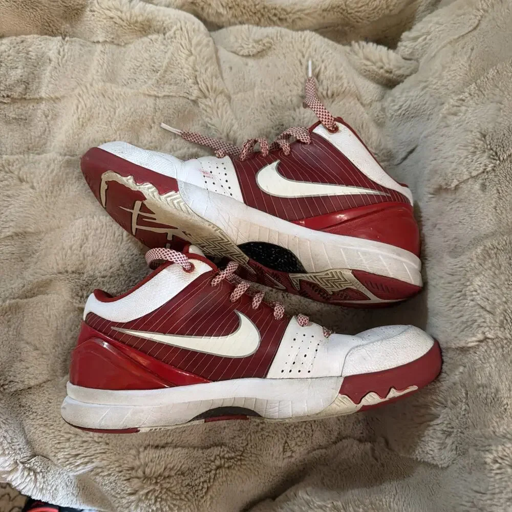 Size 8.5 - Nike Zoom Kobe 4 TB Varsity Red